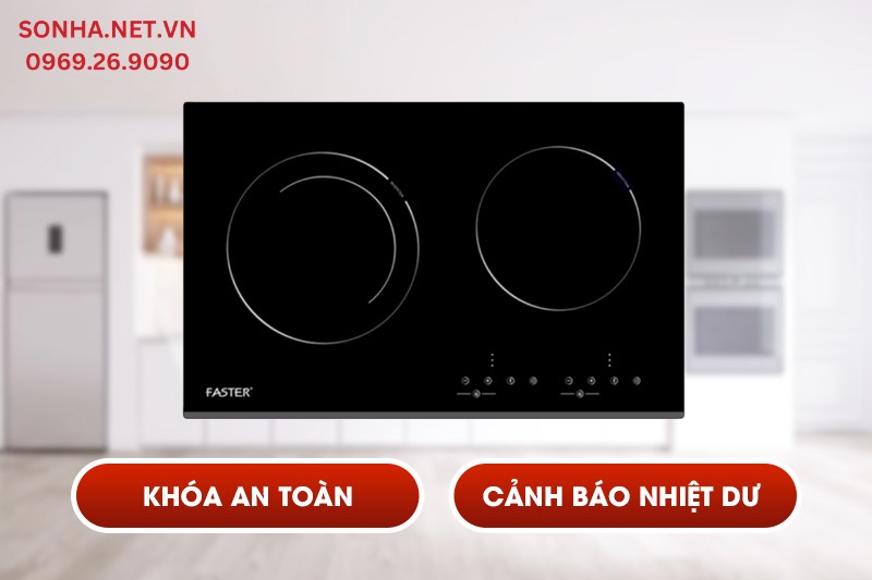 T&iacute;nh năng ưu việt của bếp từ đ&ocirc;i Faster FS 600I 