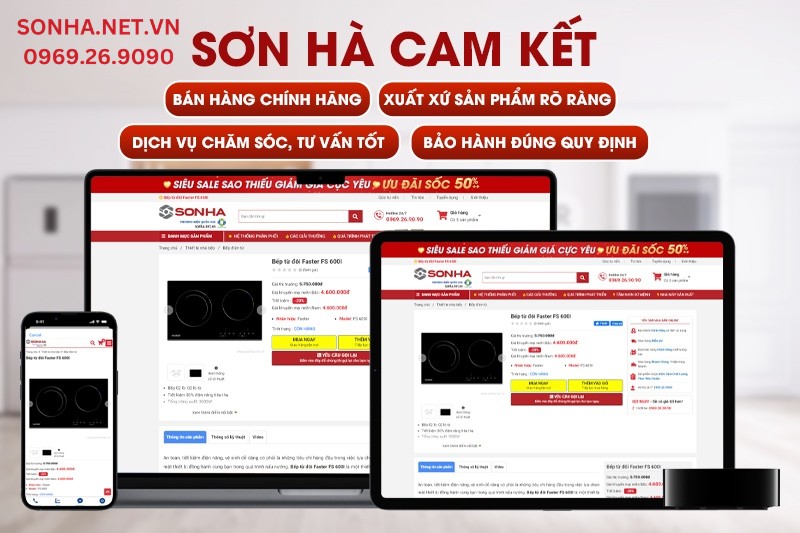 Địa chỉ mua bếp từ đ&ocirc;i Faster FS 600I ch&iacute;nh h&atilde;ng gi&aacute; tốt si&ecirc;u ưu đ&atilde;i 
