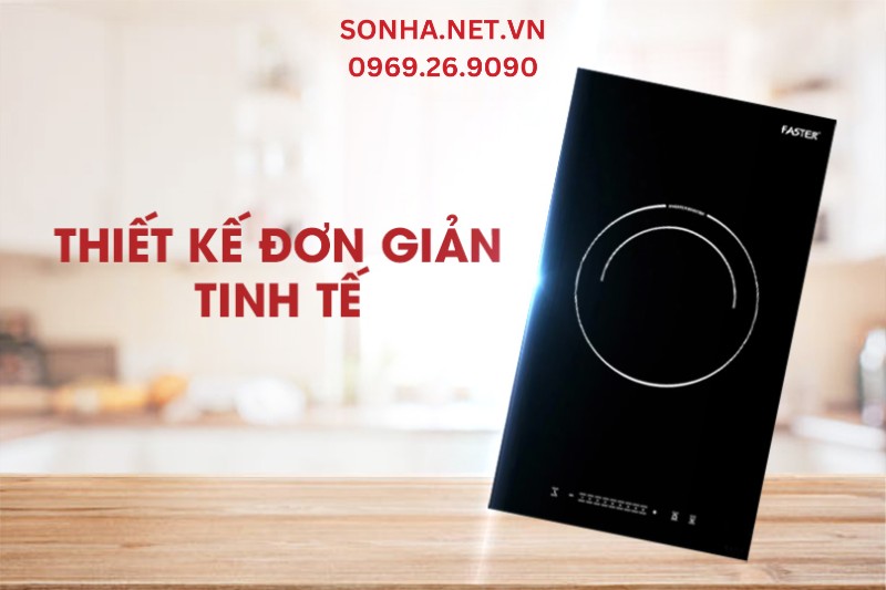 Bếp từ đơn Faster FS 113DI có thiết kế đơn giản