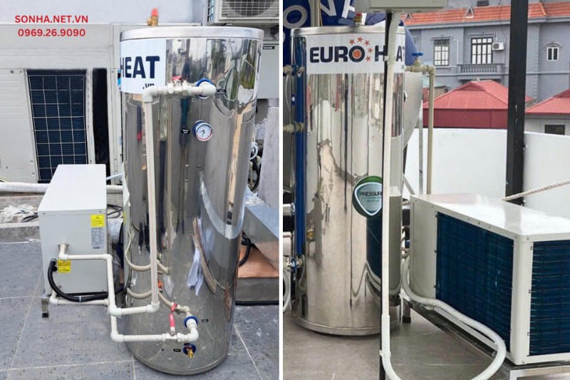 Hệ thống nước n&oacute;ng trung t&acirc;m 150lit (kh&ocirc;ng bao gồm th&aacute;i dương năng) EuroHeat B1.OS-P/ BBO150 chất lượng cao