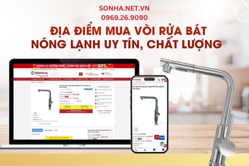 Mua v&ograve;i rửa b&aacute;t n&oacute;ng lạnh Kagol k67 inox d&acirc;y r&uacute;t tại Trang Chủ Game Trực Tuyến Cổng Game 8kbet.com