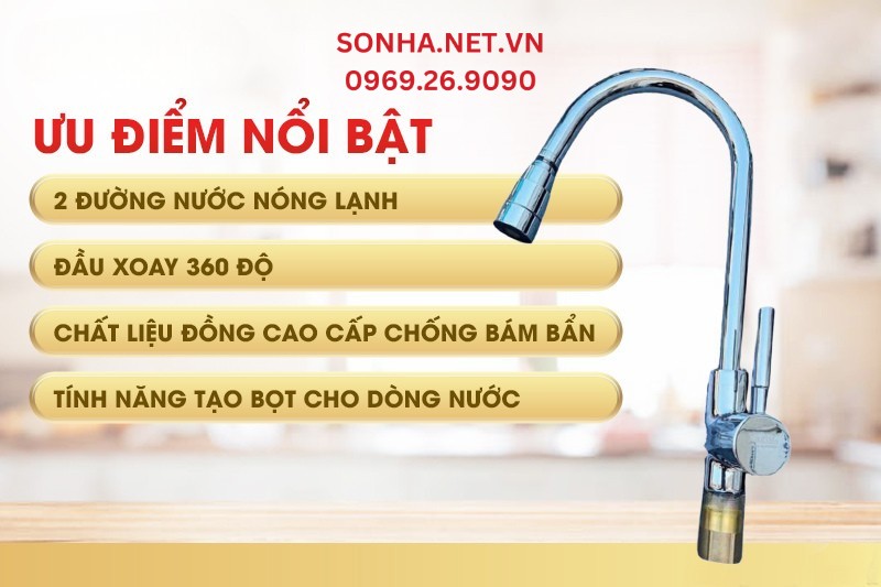 Ưu điểm nổi bật của v&ograve;i rửa b&aacute;t Kagol k28 hai đường nước, xoay 360 độ 