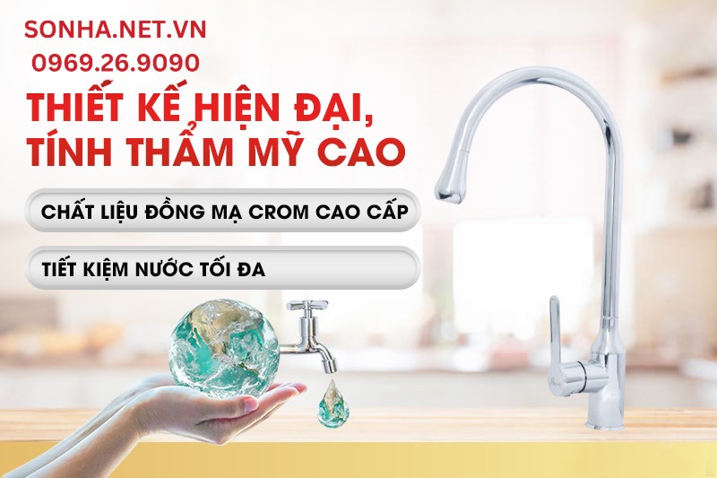 Ưu điểm của v&ograve;i rửa b&aacute;t 1 đường nước lạnh mạ crom Bancoot 41B