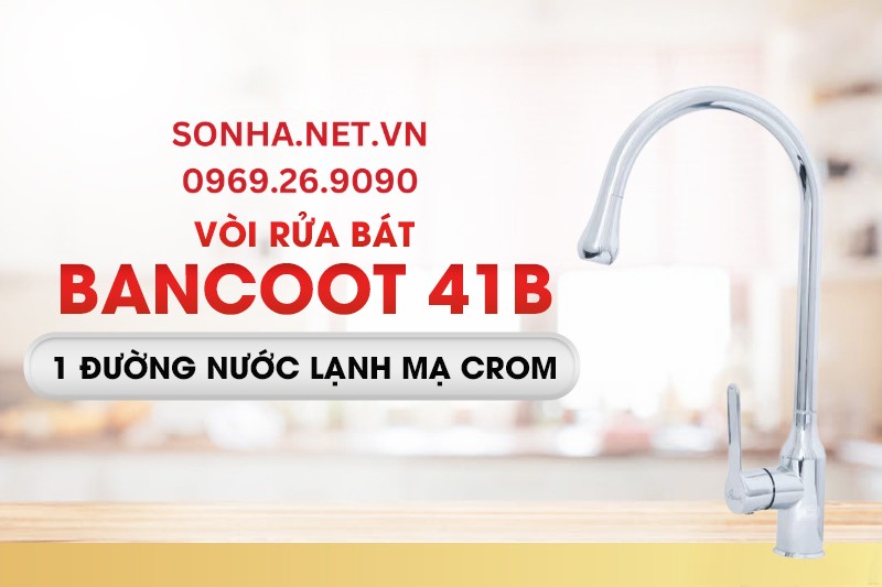 V&ograve;i rửa b&aacute;t 1 đường nước lạnh mạ crom Bancoot 41B giảm gi&aacute; sốc tại Trang Chủ Game Trực Tuyến Cổng Game 8kbet.com Việt Nam