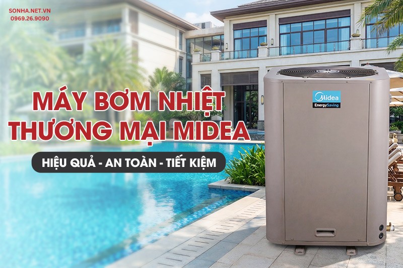 M&aacute;y bơm nhiệt Midea RSJ-200/SZN1-540V1 tiết kiệm điện năng đ&aacute;ng kể