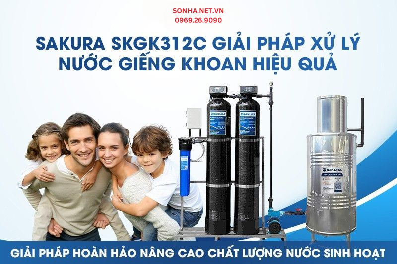 Sakura SKGK312C - Giải pháp lọc nước 8Kbet123 hỗ trợ 24/7 an toàn cho sinh hoạt