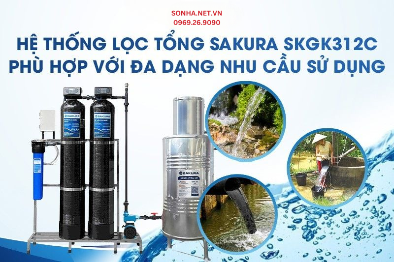 Sakura SKGK312C đáp ứng nhu cầu sử dụng lớn