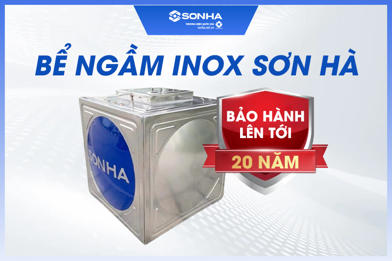 Bể nước ngầm inox SH 1000L của Trang Chủ Game Trực Tuyến Cổng Game 8kbet.com được bảo hành 20 năm
