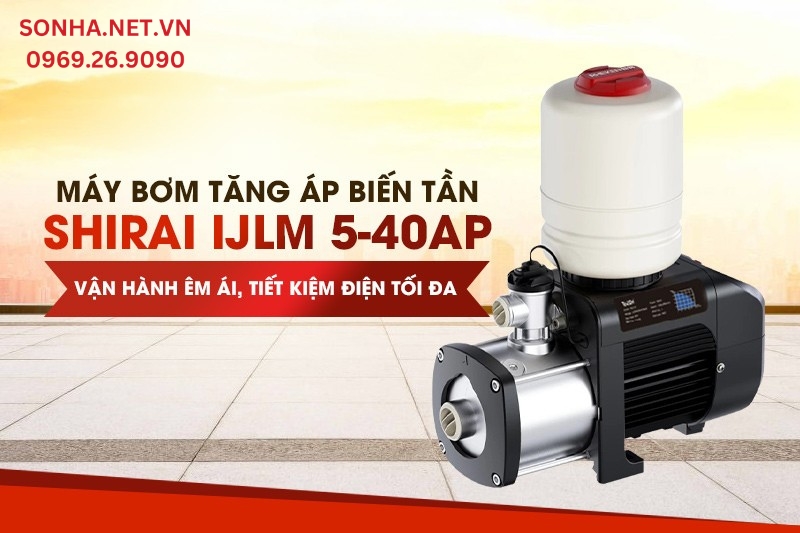 M&aacute;y bơm tăng &aacute;p biến tần Shirai được nhiều 8Kbet888 cá cược thể thao sử dụng