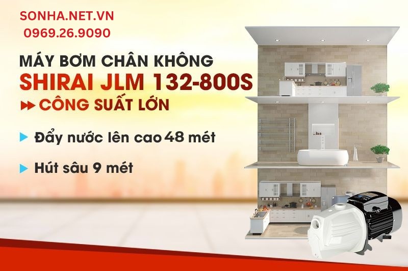 C&ocirc;ng suất lớn 800W đ&aacute;p ứng tốt cả những hệ thống cần lưu lượng lớn