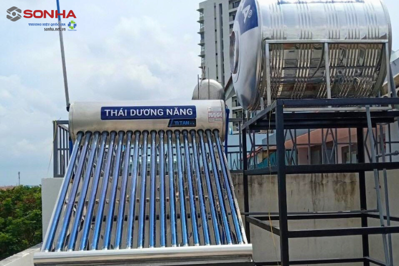 Hình ảnh thực tế của thái dương năng titan 316