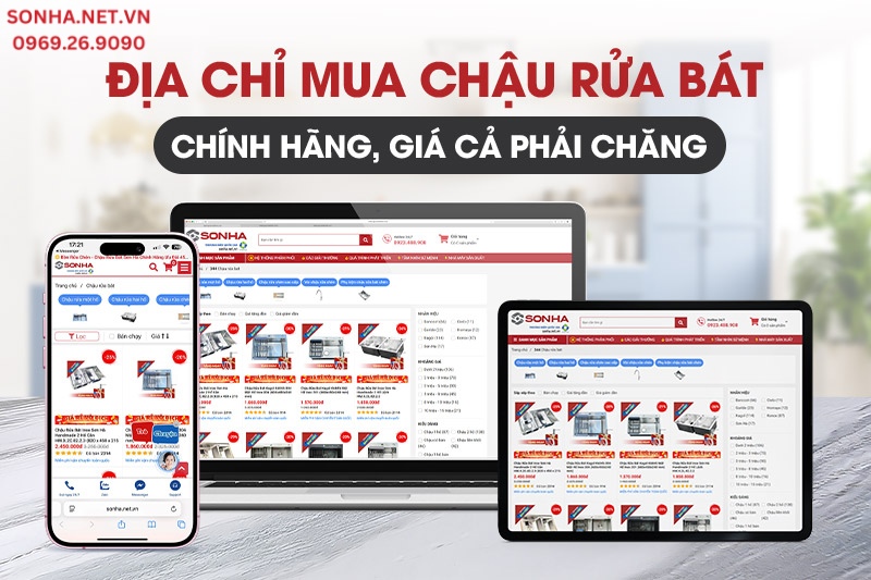 Địa chỉ mua chậu rửa b&aacute;t ch&iacute;nh h&atilde;ng, gi&aacute; tốt