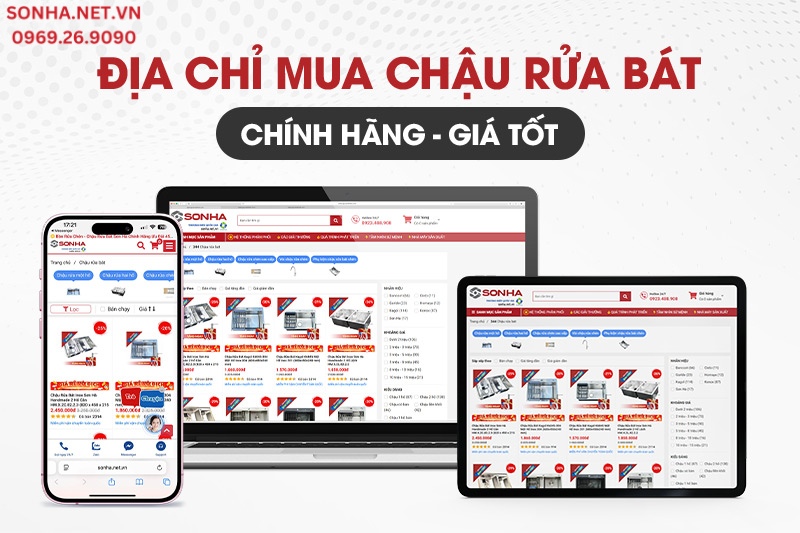 Địa chỉ mua chậu rửa b&aacute;t ch&iacute;nh h&atilde;ng, gi&aacute; cả phải chăng