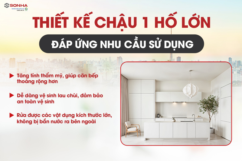 Chậu rửa b&aacute;t Kagol K6846-304 c&oacute; thiết kế 1 hố đ&aacute;p ứng nhu cầu sử dụng
