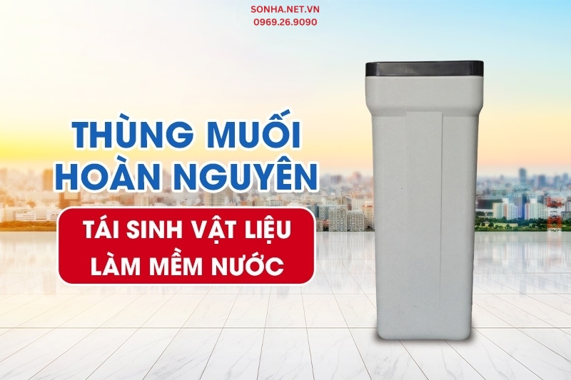 Bộ lọc nước 8Kbet123 hỗ trợ 24/7 SKGKUF313MC được trang bị th&ugrave;ng muối ho&agrave;n nguy&ecirc;n