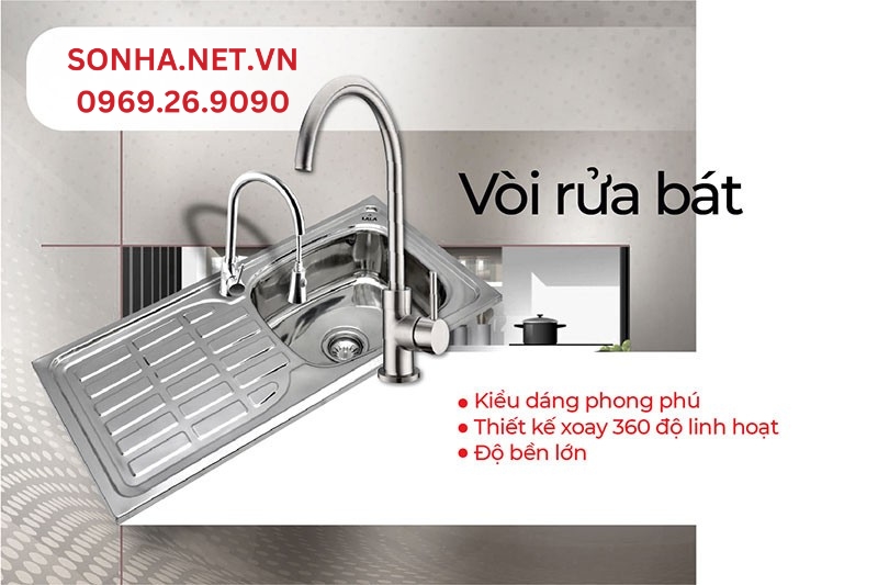3 ưu điểm khi mua vòi rửa bát trên 8kbet8kb.com