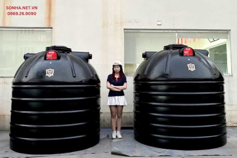 Hình ảnh thực tế bồn tự hoại septic đứng Trang Chủ Game Trực Tuyến Cổng Game 8kbet.com Xanh dung tích lớn