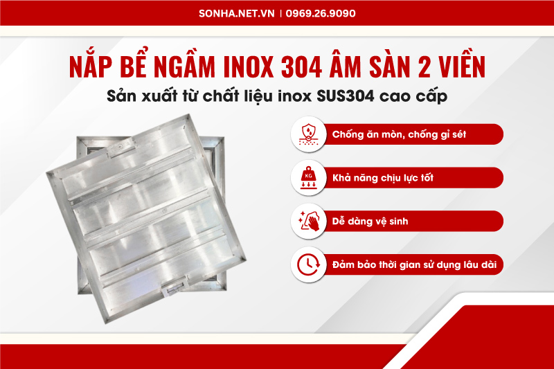 Sakura S45T1VM được sản xuất từ chất liệu inox SUS304 chống ăn m&ograve;n