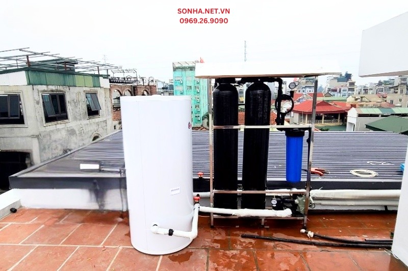 Lắp đặt hệ thống nước nóng trung tâm Heat Pump cho khách sạn