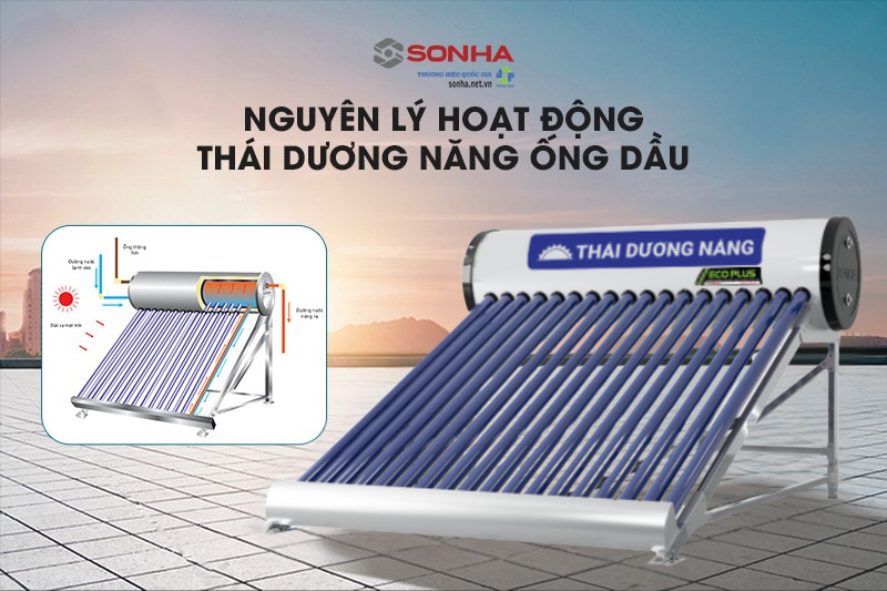 Nguy&ecirc;n l&yacute; hoạt động của th&aacute;i dương năng ống dầu Eco Plus