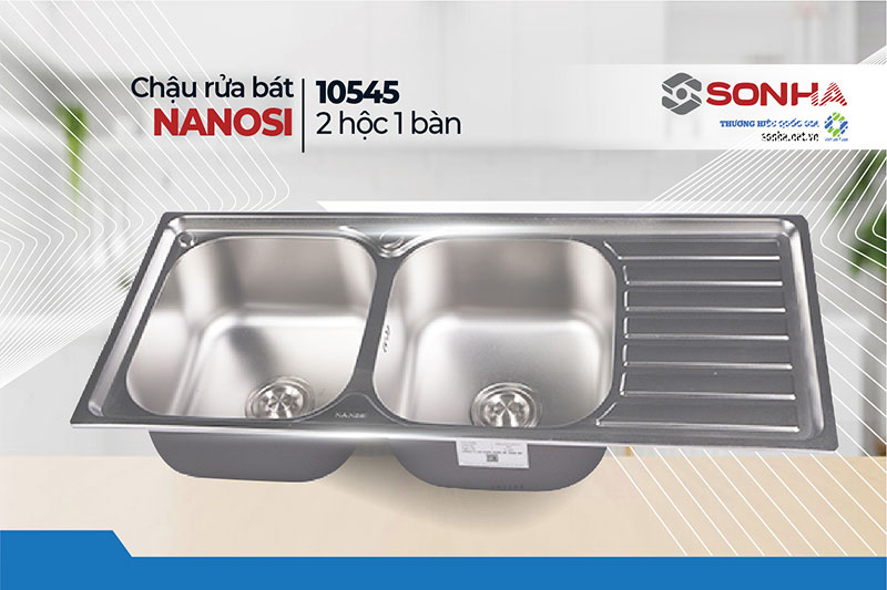 Chậu rửa đ&ocirc;i Nanosi 10545