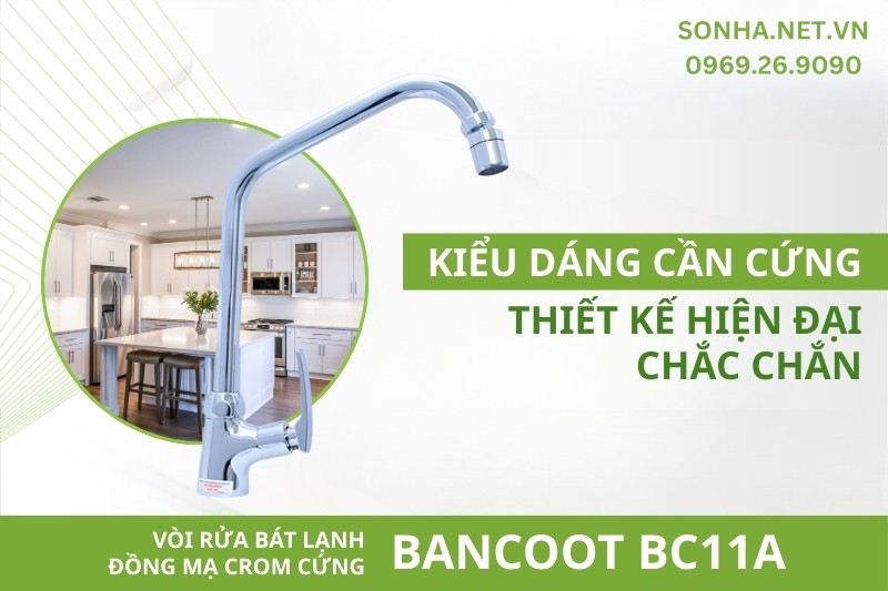 V&ograve;i Bancoot BC11A thiết kế cần cứng linh hoạt sử dụng
