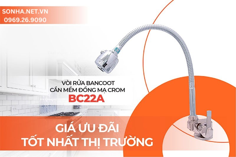 Mua v&ograve;i rửa b&aacute;t Bancoot BC22A tại 8kbet8kb.com gi&aacute; tốt nhất thị trường