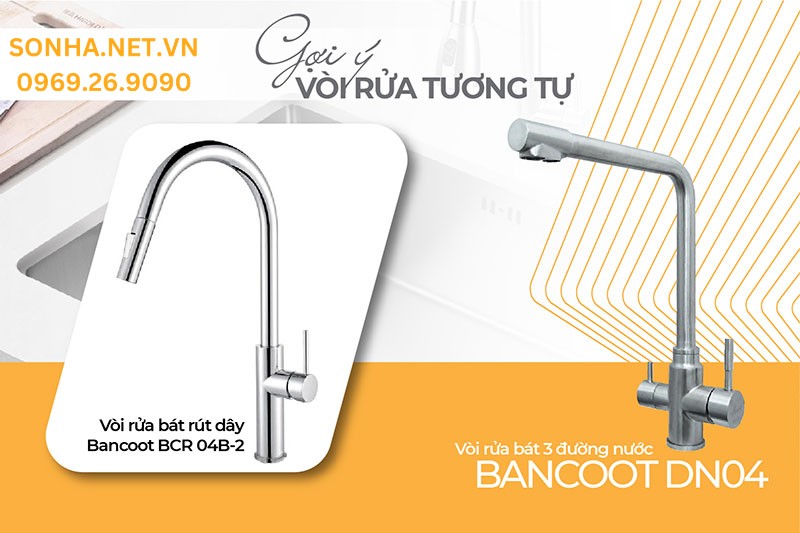 V&ograve;i Bancoot BCR 04B-2 thiết kế d&acirc;y r&uacute;t tiện &iacute;ch, d&agrave;y dặn, sang trọng