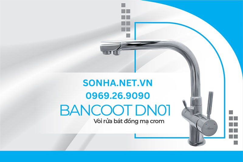 V&ograve;i rửa b&aacute;t Bancoot DN01 cao cấp, tiện &iacute;ch