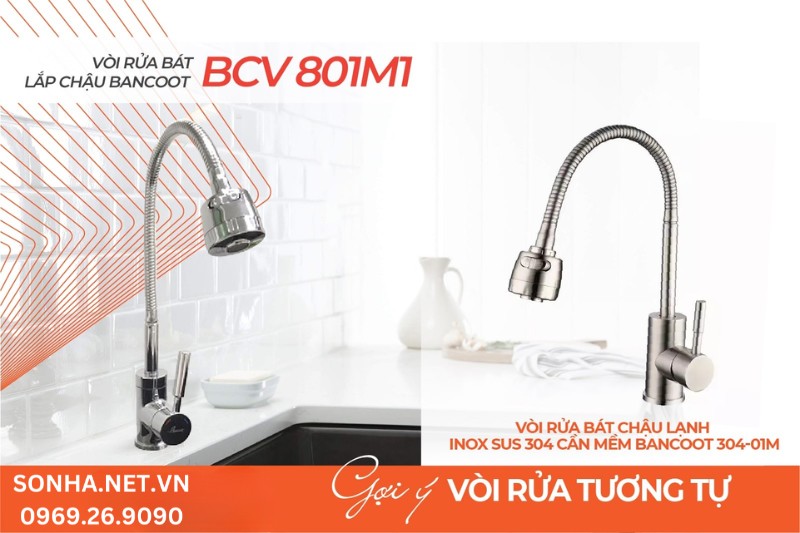 V&ograve;i rửa b&aacute;t Bancoot 304-01M