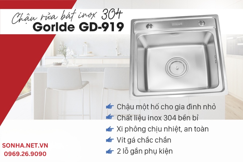 Ưu điểm nổi bật của chậu rửa b&aacute;t Gorlde