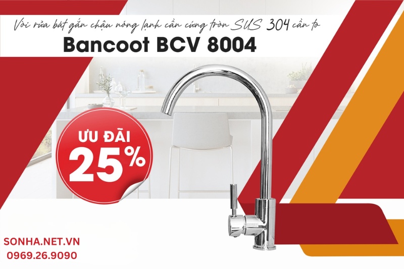 V&ograve;i rửa b&aacute;t Bancoot BCV 8004