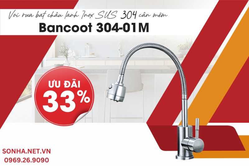 Tham khảo v&ograve;i rửa b&aacute;t Bancoot 304-01M