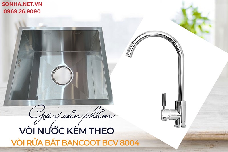 Chậu Gorlde G8 tiện lợi sử dụng c&ugrave;ng v&ograve;i Bancoot BCV 8004