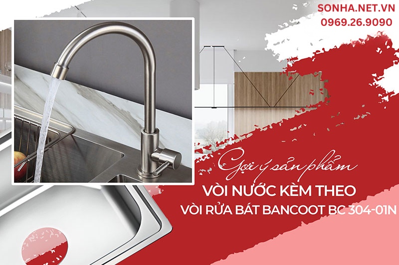 Tiện &iacute;ch sử dụng lắp chậu Gorlde GD 918 v&agrave; v&ograve;i BC 304-01N