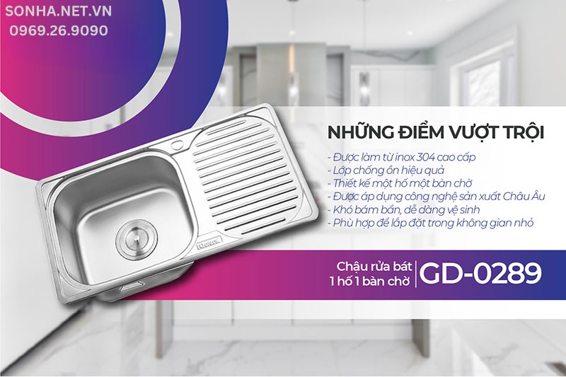 Thiết kế có bàn chờ là 1 trong 6 ưu điểm Gorlde GD-0289 ưa chuộng