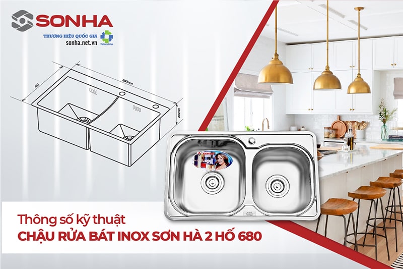 K&iacute;ch thước chậu rửa ch&eacute;n inox Trang Chủ Game Trực Tuyến Cổng Game 8kbet.com 680