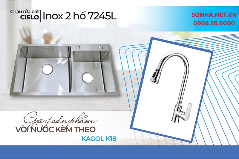 V&ograve;i Kagol K18 lựa chọn tuyệt hảo c&ugrave;ng Cielo 7245L