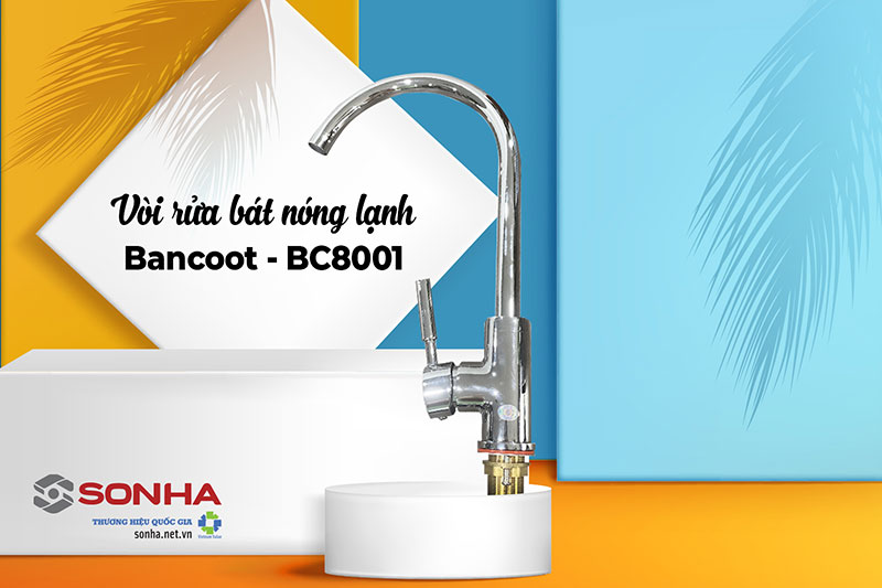 Chậu Nanosi NS-7843L v&agrave; v&ograve;i Bancoot BC8001