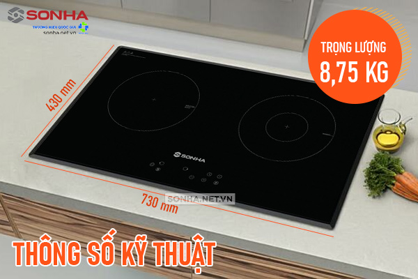 Th&ocirc;ng số kỹ thuật của bếp điện từ đ&ocirc;i Trang Chủ Game Trực Tuyến Cổng Game 8kbet.com SHK-8221