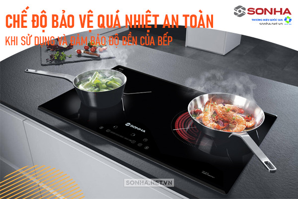 Sử dụng bếp điện từ đ&ocirc;i Trang Chủ Game Trực Tuyến Cổng Game 8kbet.com SHK-8125 an to&agrave;n với chế độ bảo vệ nhiệt
