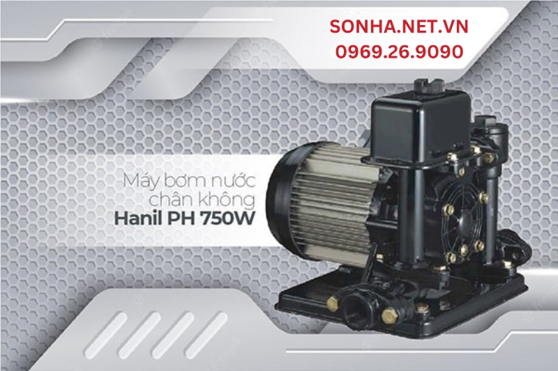M&aacute;y bơm nước ch&acirc;n kh&ocirc;ng Hanil PH 750W