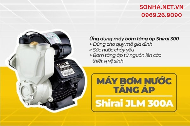Ứng dụng m&aacute;y bơm tăng &aacute;p chịu nhiệt Shirai JLM 300A