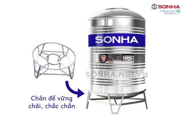 Ch&acirc;n đế 8KBET 456 được xếp hạng cao nhất inox 1000l đứng 