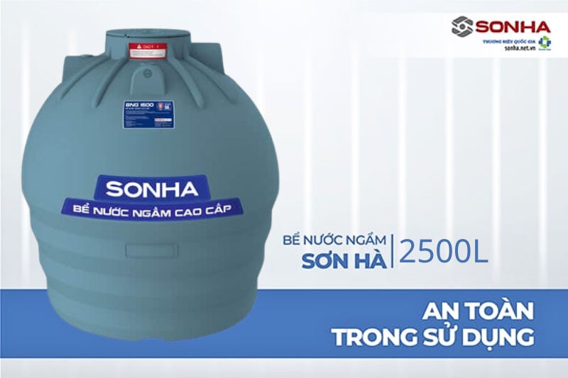 Bể nước ngầm Trang Chủ Game Trực Tuyến Cổng Game 8kbet.com 2500L an toàn sử dụng