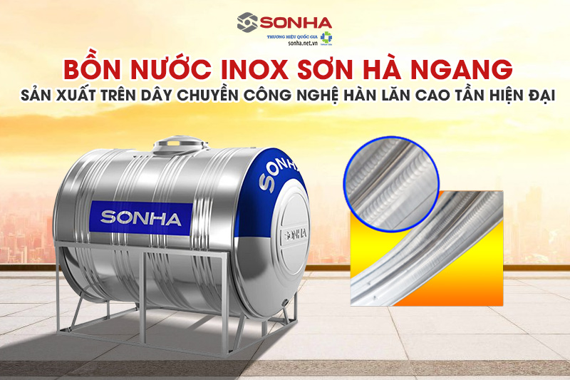 T&eacute;c nước inox Trang Chủ Game Trực Tuyến Cổng Game 8kbet.com nằm ngang 3500L F1420 được sản xuất theo c&ocirc;ng nghệ hiện đại