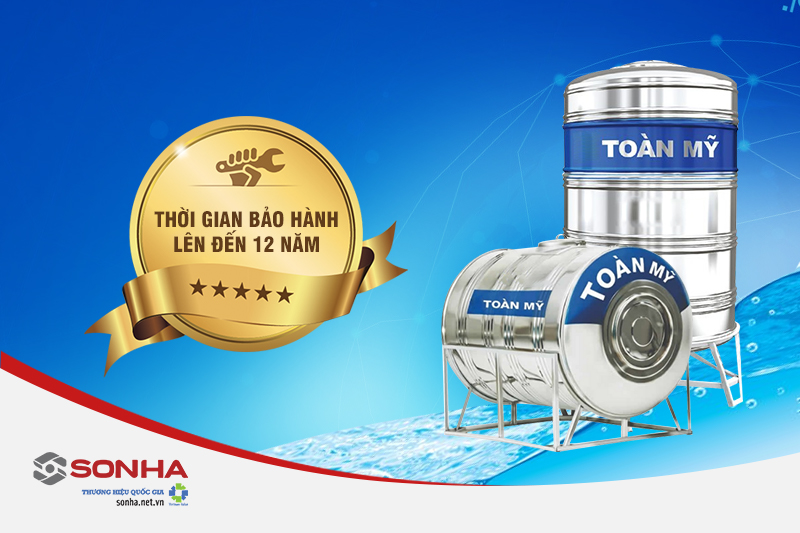 Thời gian bảo h&agrave;nh đủ 12 năm từ nh&agrave; sản xuất