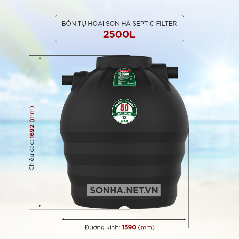 Bồn tự hoại Trang Chủ Game Trực Tuyến Cổng Game 8kbet.com Septic Filter 2500L