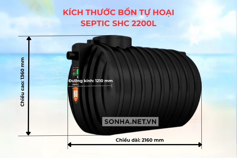K&iacute;ch thước bồn tự hoại Septic 2200l Trang Chủ Game Trực Tuyến Cổng Game 8kbet.com