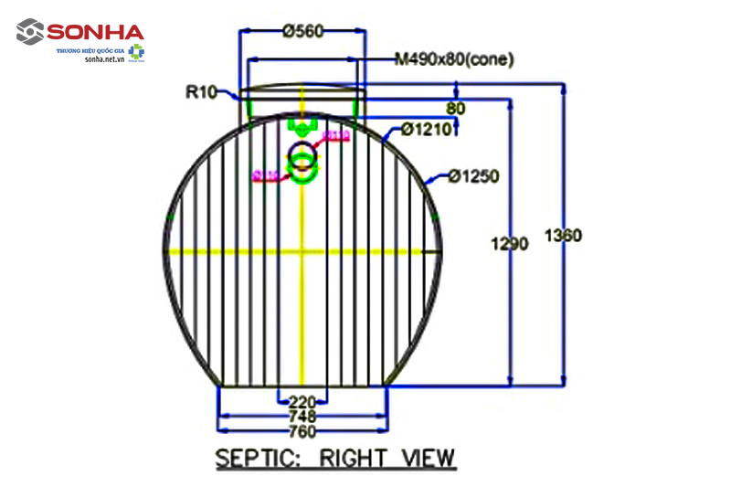 K&iacute;ch thước bồn tự hoại Septic 2200l Trang Chủ Game Trực Tuyến Cổng Game 8kbet.com
